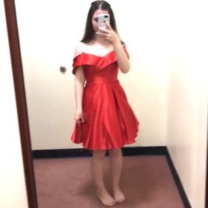 Cherry Red “B Darlin” Short Prom/Homecoming Dress